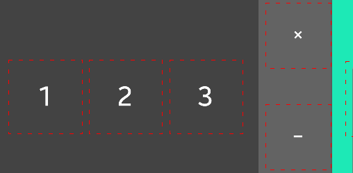The row of the 2 key in UI Explorer.