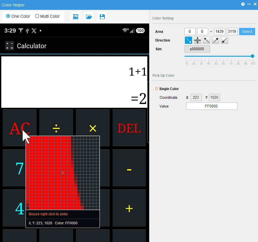 Total Control Color Helper