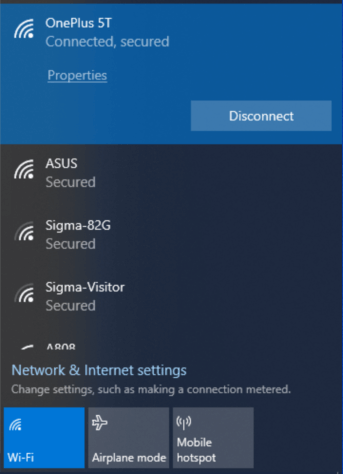 How to connect your phone by WIFI or hotspot