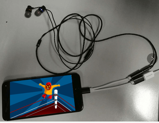 Usuarios de tipo C sin conector para auriculares cómo jugar y cómo jugar negro