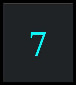 第一个节点为 7。