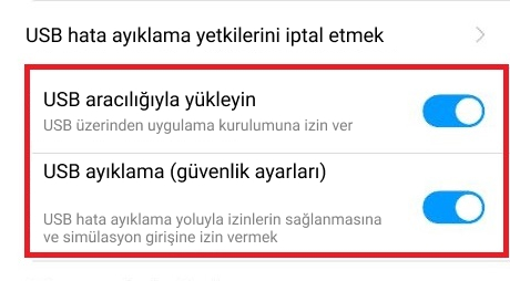Telefon ‘USB hata ayıklamayı’ nasıl hızlı bir şekilde açabilirsiniz?