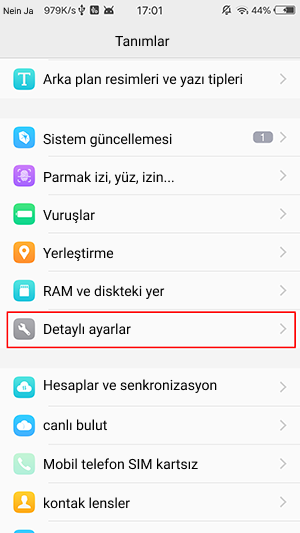 Geliştirici Seçenekleri ve USB Analog Tıklamaları Açılamıyor