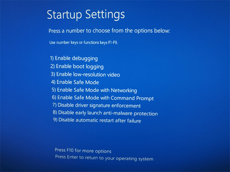 Win10'da sürücü zorunlu imzalarını devre dışı bırakma