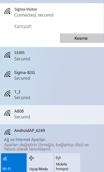 Telefonunuzu WiFi veya hotspot ile nasıl bağlarsınız