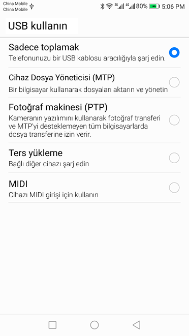 Android 8.0 veya üzeri Huawei telefonlar WiFi ile bağlanabilir mi?